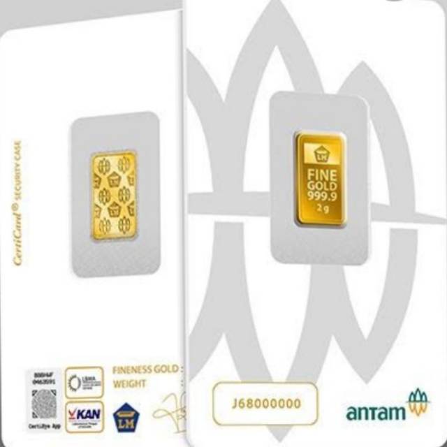 Emas Antam 2gram ASLI