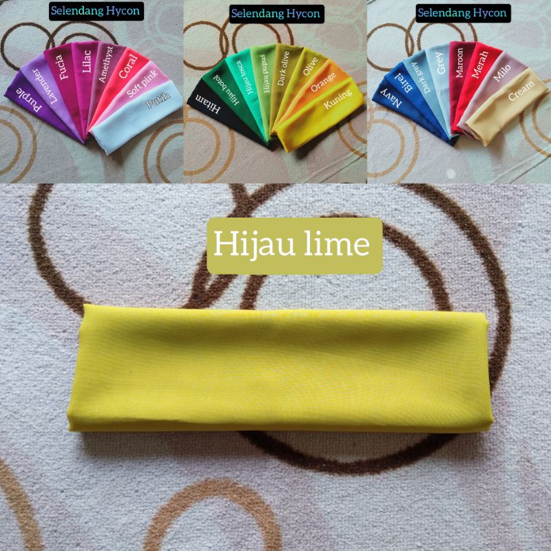 Selendang Hycon-Hijau lime