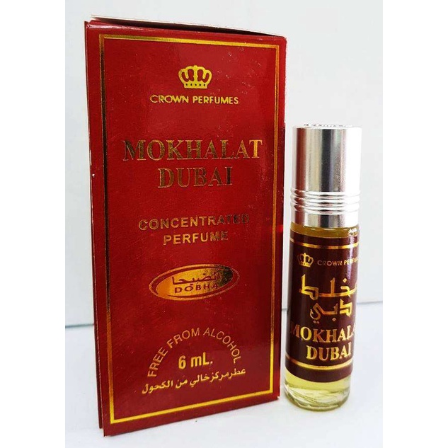 Parfum Mokhalat Dubai DOBHA 6ml Minyak Wangi Roll On Non Alkohol