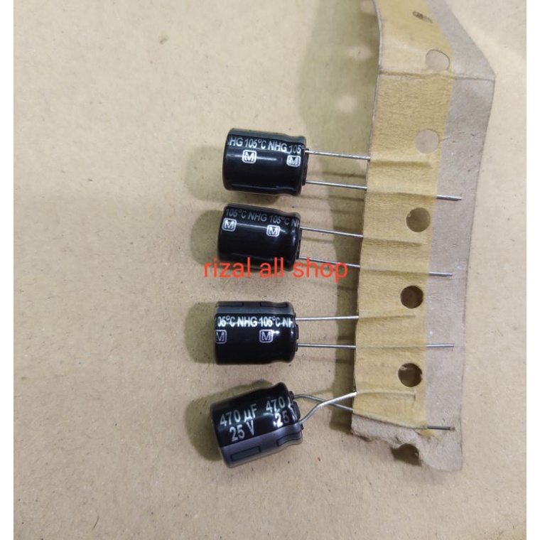 elco 470uf 25v panasonic (harga per buah)