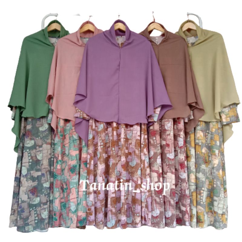 GAMIS MISBEE JUMBO | GAMIS  SET KERUDUNG | GAMIS WANITA MUSLIMAH |GAMIS MISBEE   LANSIA BY TANATIN