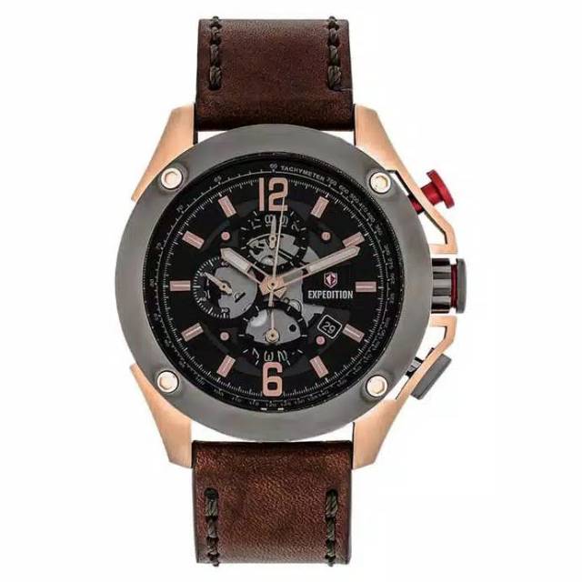 Expedition E 6697 MC LBRBA Chronograph Original Pria [Rosegold/Black]