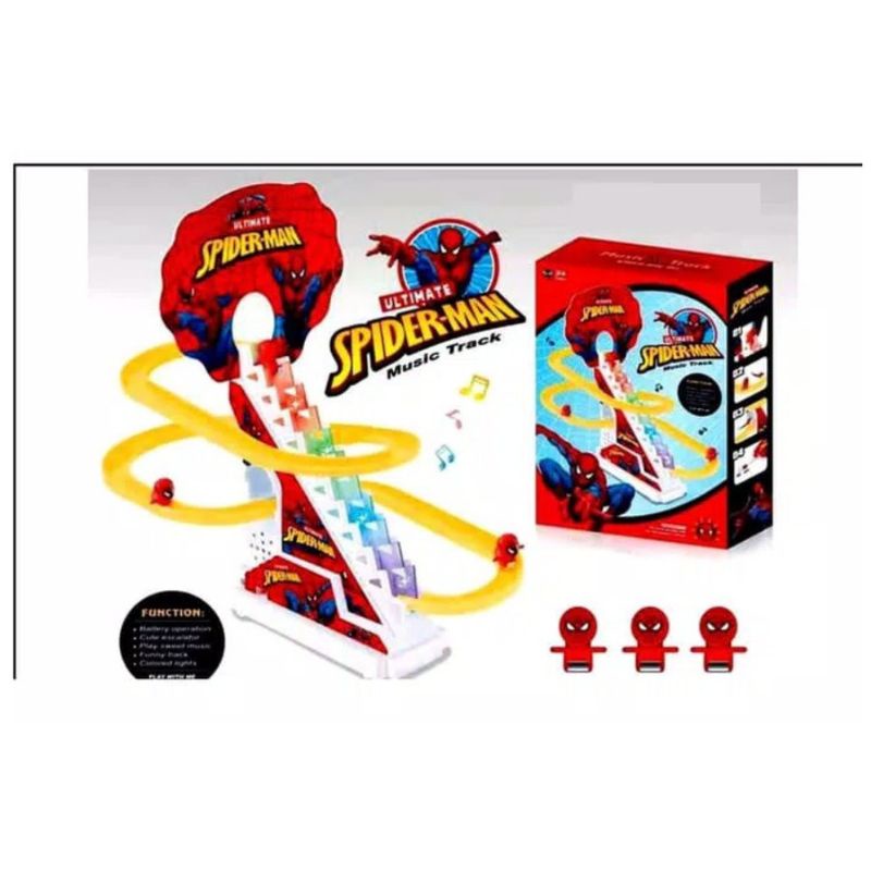 Mainan Spiderman-Spiderman Track-Mainan Seluncur Anak-Spiderman