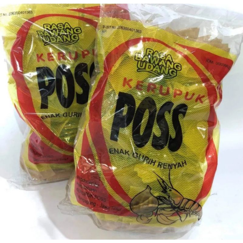 

KERUPUK UDANG POSS 250 GRAM