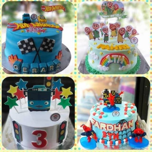 Kue ultah anak lakilaki / kue ulang tahun anak lakilaki / birthday