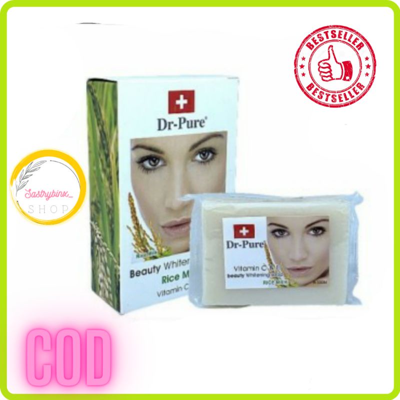 Jual DR PURE RICE MILK WHITENING SOAP 80gr Shopee Indonesia
