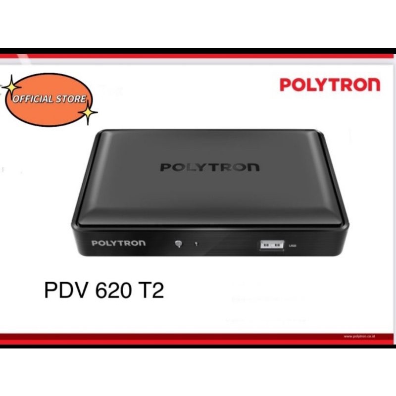 Polytron PDV 620T2 Set Top Box Alat Penerima Siaran TV Digital Full HD
