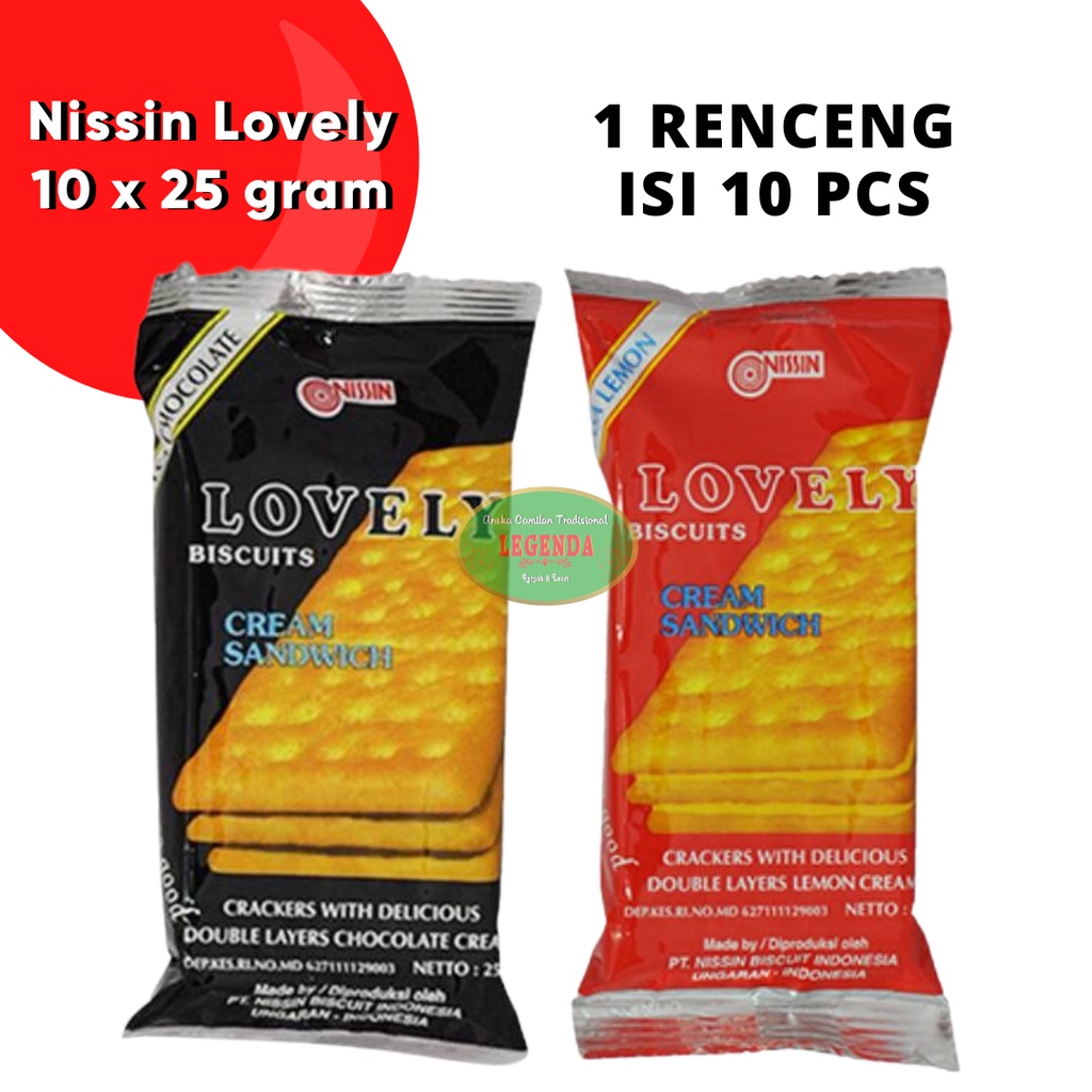 

Nissin Lovely isi 10pcs x 25gr cokelat lemon chocolate