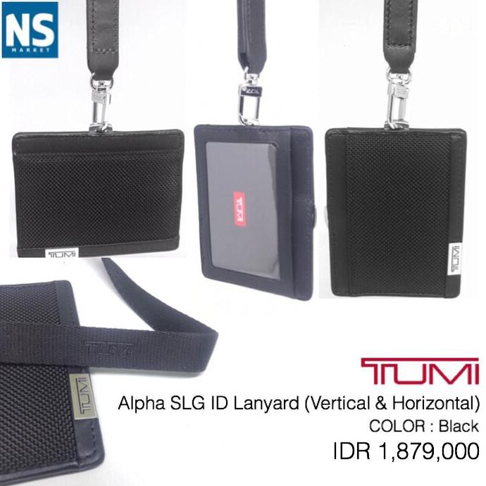 

GRATIS ONGKIR TUMI Alpha SLG ID Lanyard - Black Chrome ( Vertical/Horizontal) ZD94