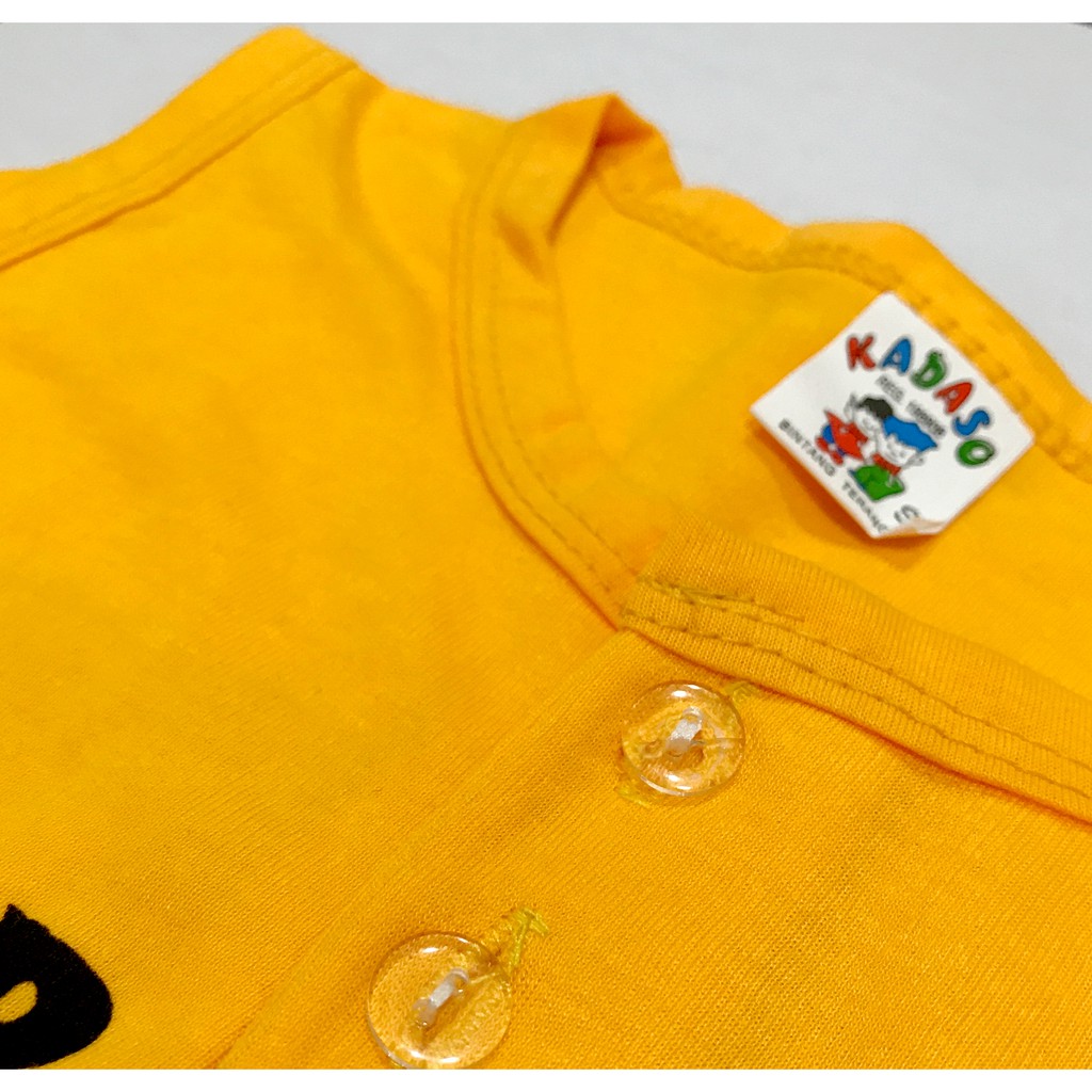 BAYIe - 6 SET Setelan Kaos Oblong Lengan Pendek Bayi/Anak  KADASO umur 0 - 12 bulan