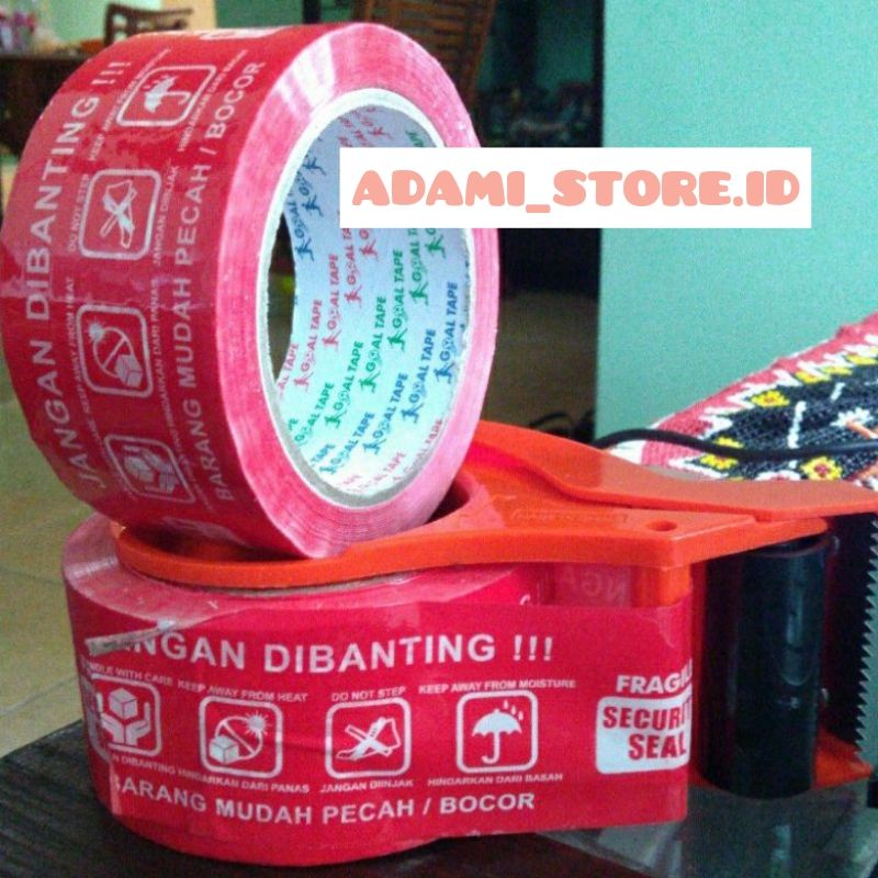 

Lakban Goal Tape Jangan Dibanting Fragile 2 inch 100 yard