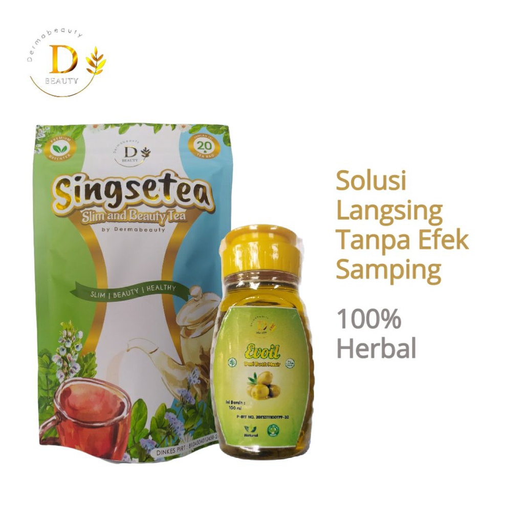 PAKET ANTI GAGAL SINGSETEA EVOIL PELANGSING HERBAL AMAN BUSUI