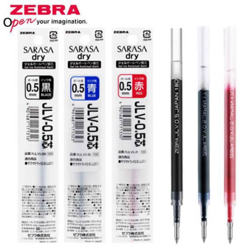 

Refill JLV Isi Ulang Sarasa Dry Gel Pen