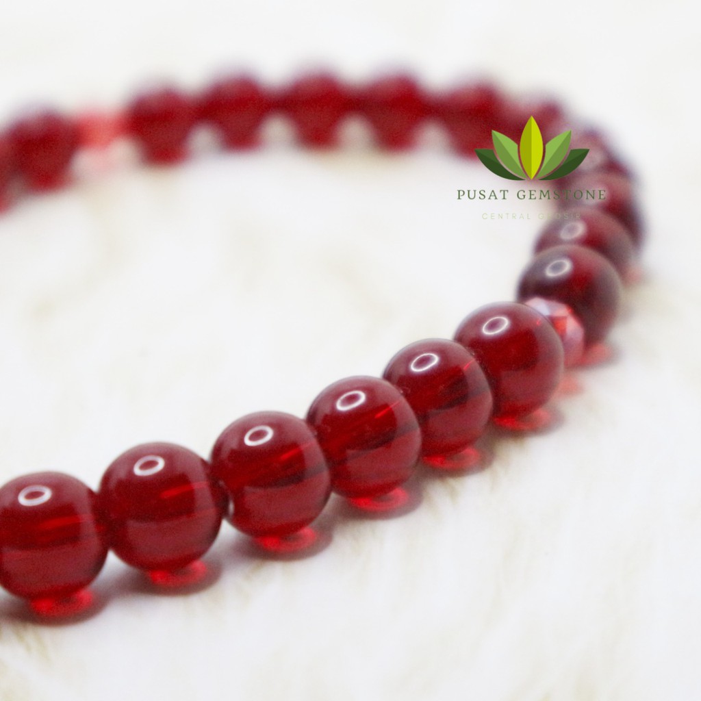 Tasbih Merah Siem Sintetis 33 Butir