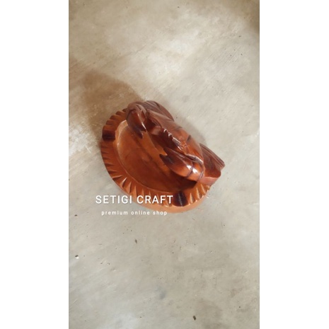 MURAH Asbak Kayu Model Kepiting