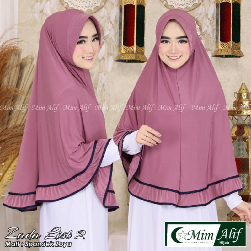 HIJAB JERSY LIST, KRUDUNG INSTAN JERSY JOYA UK XL