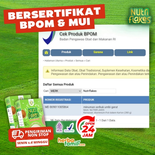 NUTRI FLAKES SEREAL ASAM LAMBUNG MAAG GERD Membantu Mengobati Asam Lambung Gerd Dan Maag Secara Alami