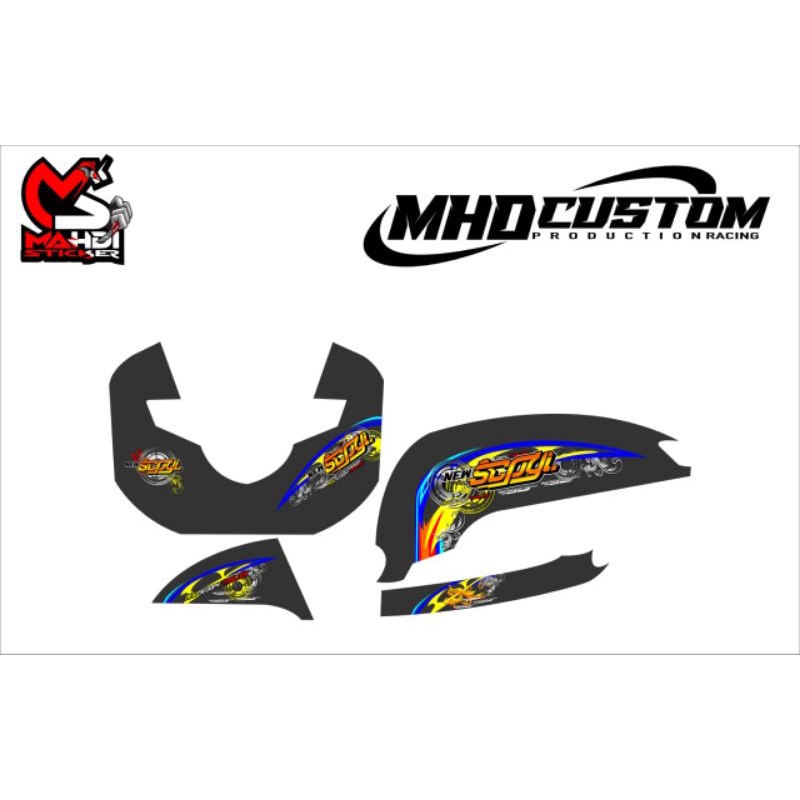 Decal Scoopy 2021 Full Body Stiker Scoopy 2021 Dekal Scoopy 2021 COD Decal sticker Scoopy skupi skup