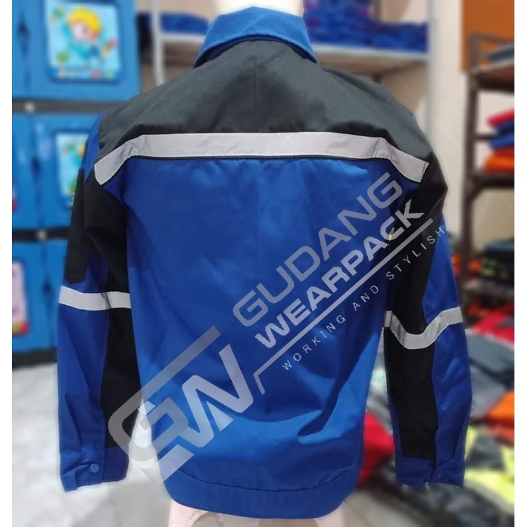 WEARPACK ATASAN Gudang Wearpack - Baju Kerja Seragam Proyek Warna BENHUR - HITAM
