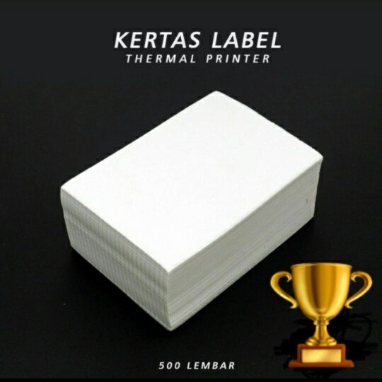 

KERTAS Label Barcode Thermal Kotak 10 x 15 CM 4 x 6"' isi 500 Lembar