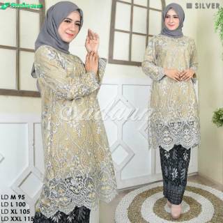 Terbaru!!set kebaya tunik tile 3D/fashion wanita/kebaya ...