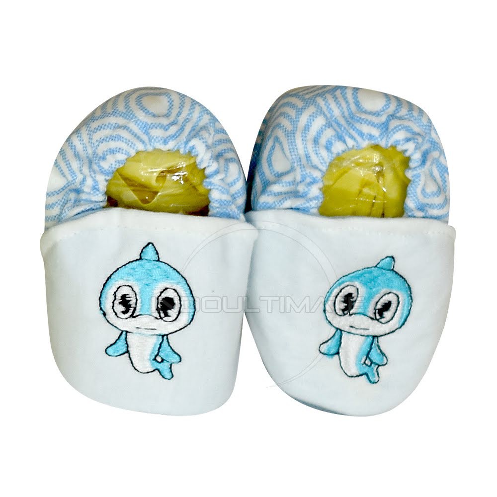 Sepatu Bayi Newborn Baby Shoes Sepatu Bordir Gambar Boneka Kaos Kaki Bayi Pelindung Kaki Bayi SY-188