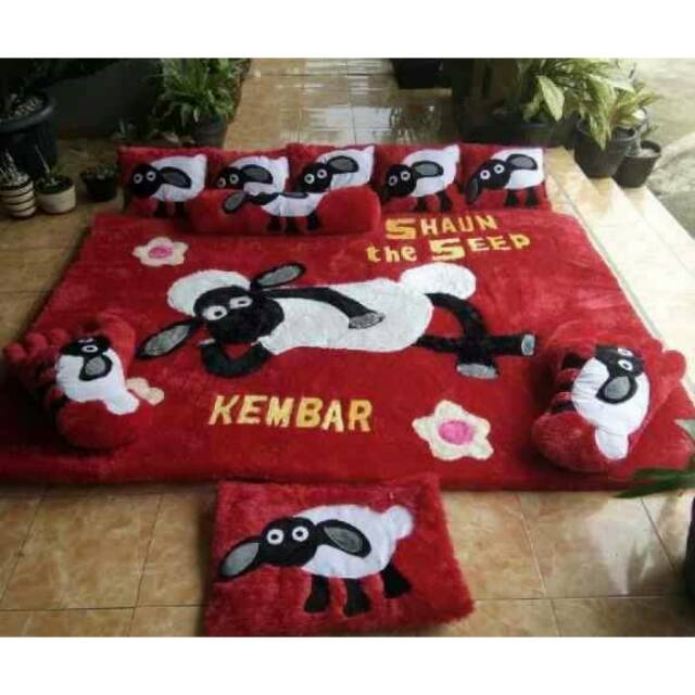 PROMO  SURPET KARAKTER FULL SET/ KASUR KARPET DI JAMIN OK 