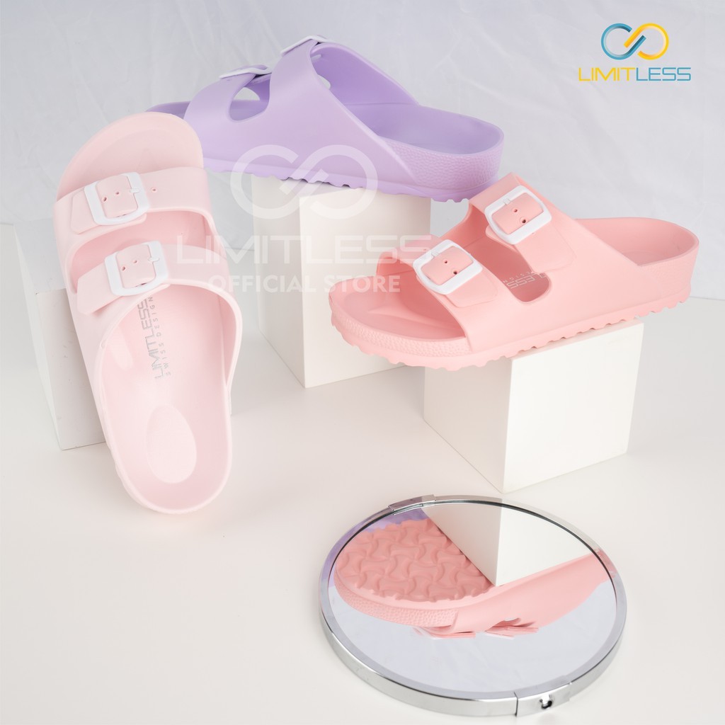 Sandal Tali Wanita Kekinian Sendal Slop Cewek Karet Jelly Sandal Selop Wanita Korean Style Santai Rumahan