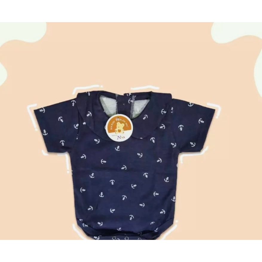 Jumper Nia Girl Premium Anchor Series - Jumper Bayi Girl Nia Anchor - Jumper Pendek Bayi