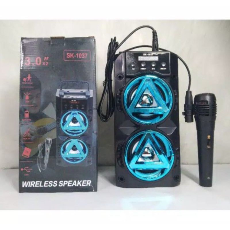 speaker bleutooth SK-1037 free mic
