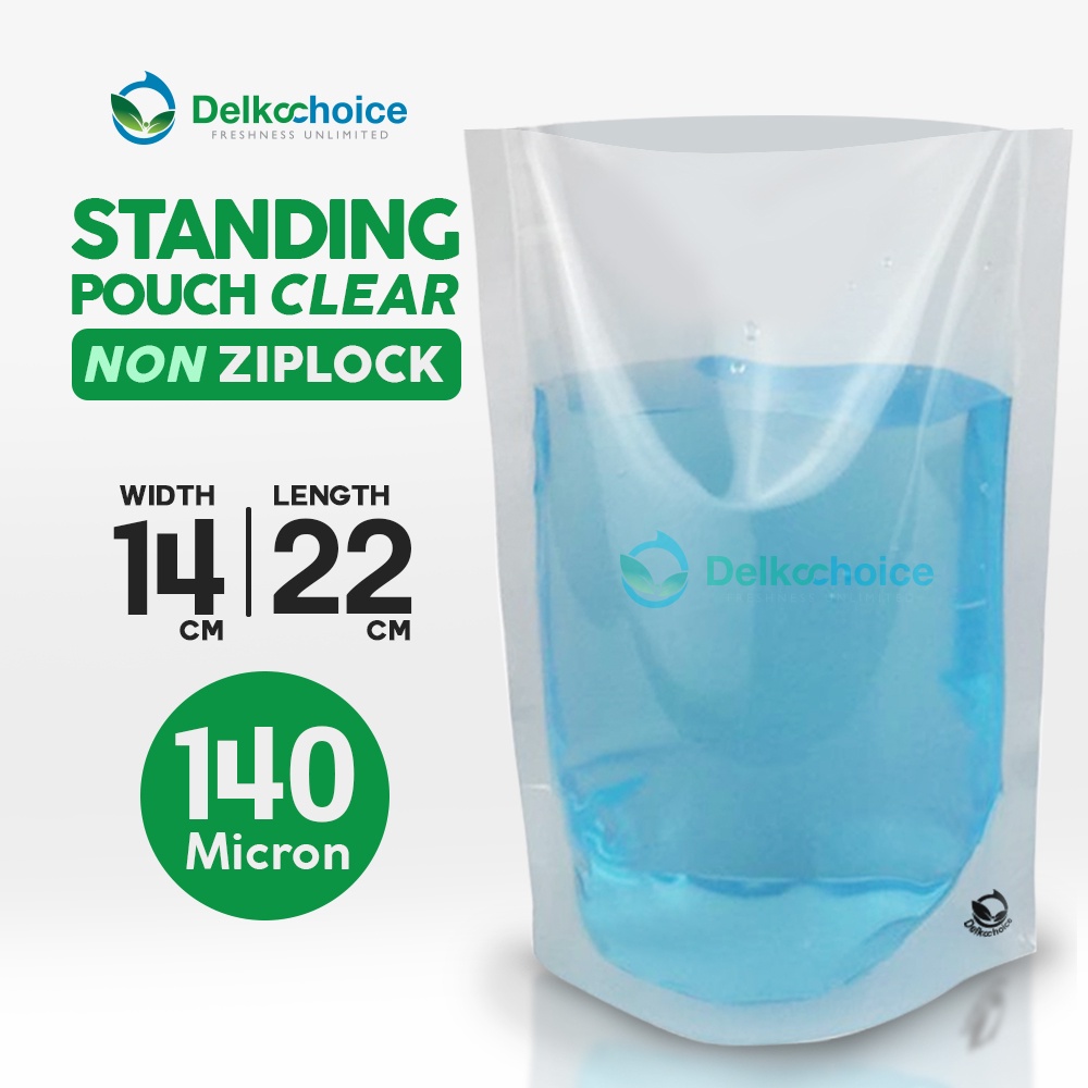 STANDING POUCH NYLON - PLASTIK KEMASAN CAIRAN 14X22