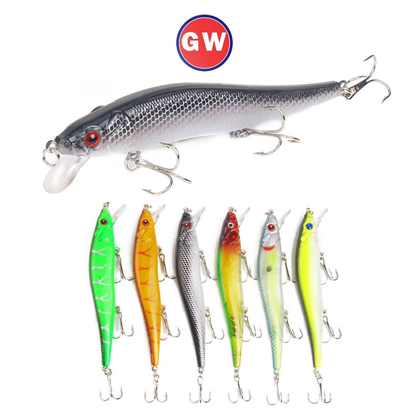 15g/11.5cm Top Water Lure Umpan Ikan Umpan Pancing Alat Pancing Umpan Mancing Umpan Pancing Buatan Minnow Lure relix nusantara Kail Pancing Alat Pancing Murah Clouser Minnow