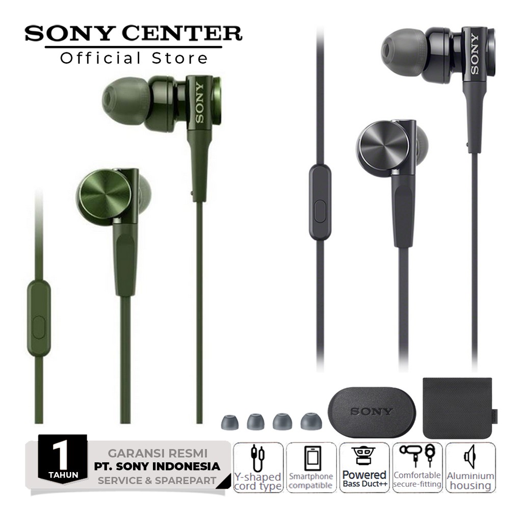 SONY MDR-XB75AP In-Ear Extra Bass Headphone / MDR XB75AP / MDRXB75AP / MDR XB75 AP