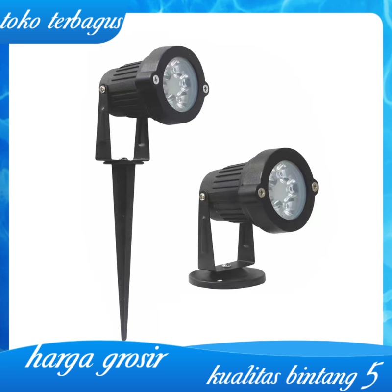 lampu taman led / halaman / sorot led / outdoor led 3w 3watt 5w tancap