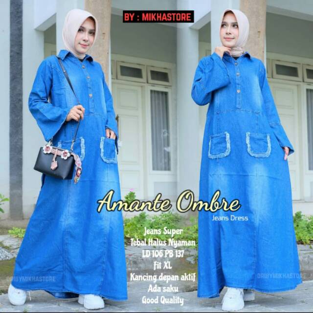 GAMIS AMANTE JEANS WASH PIYAS KLOK