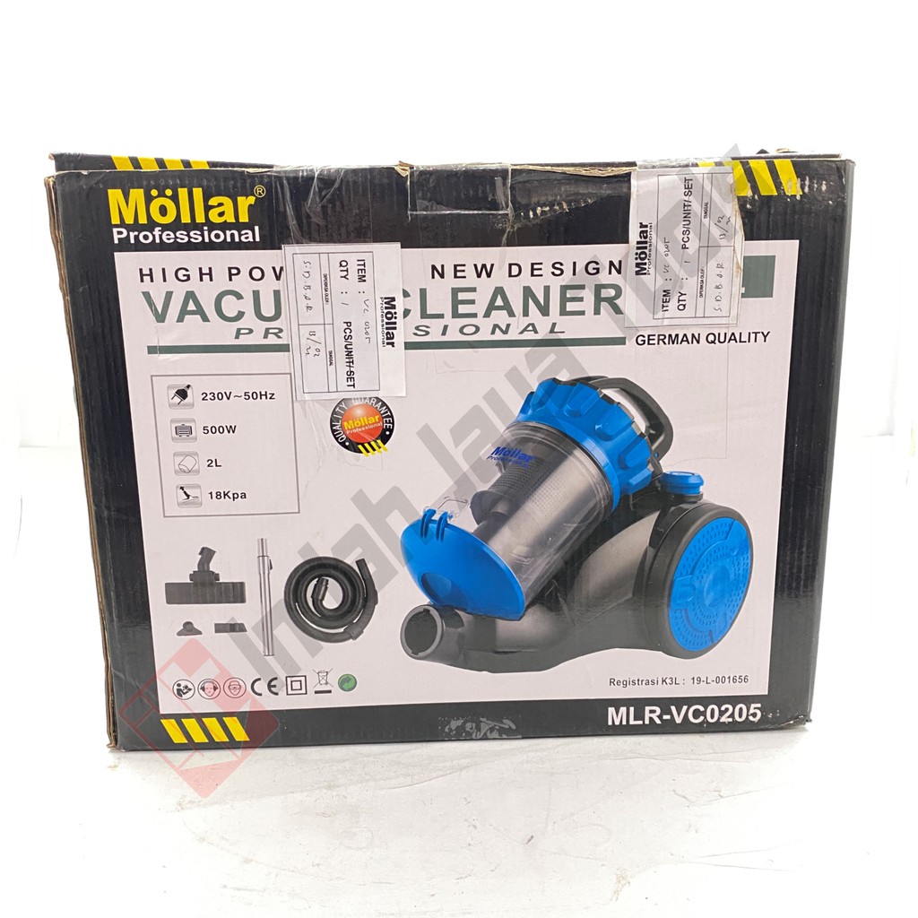 MOLLAR VC0205 Vacuum Cleaner 2 Liter  Penghisap Sedot Debu Vacum