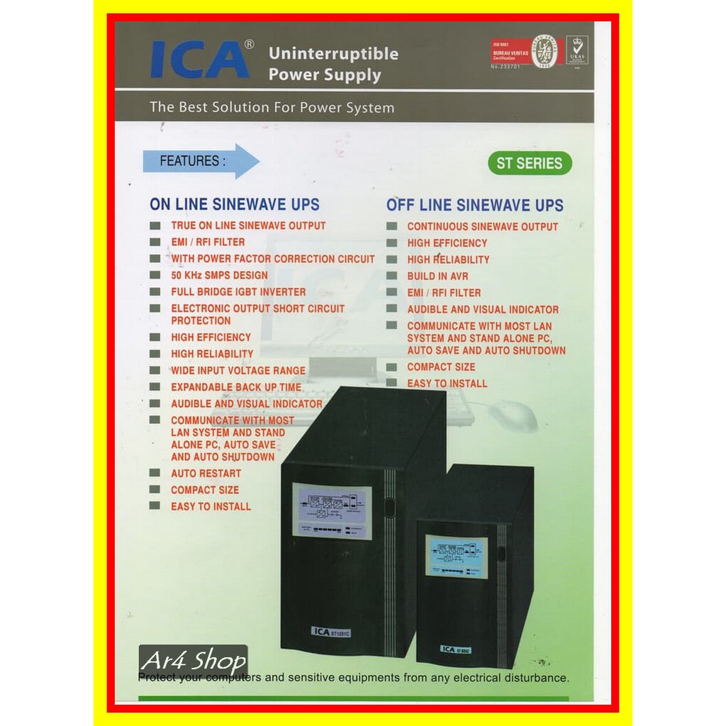 TERLARIS Ups - Ica - St Series - St623B 1200Va