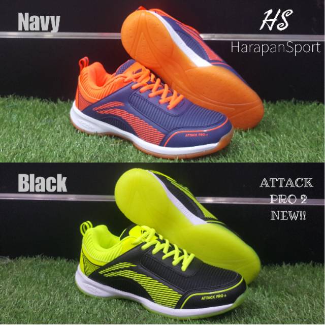 SEPATU BADMINTON LINING ATTACK PRO2 ORI | Shopee Indonesia