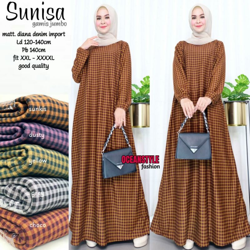 Gamis Maxy - Gamis Jumbo - Sunisa Gamis Jumbo