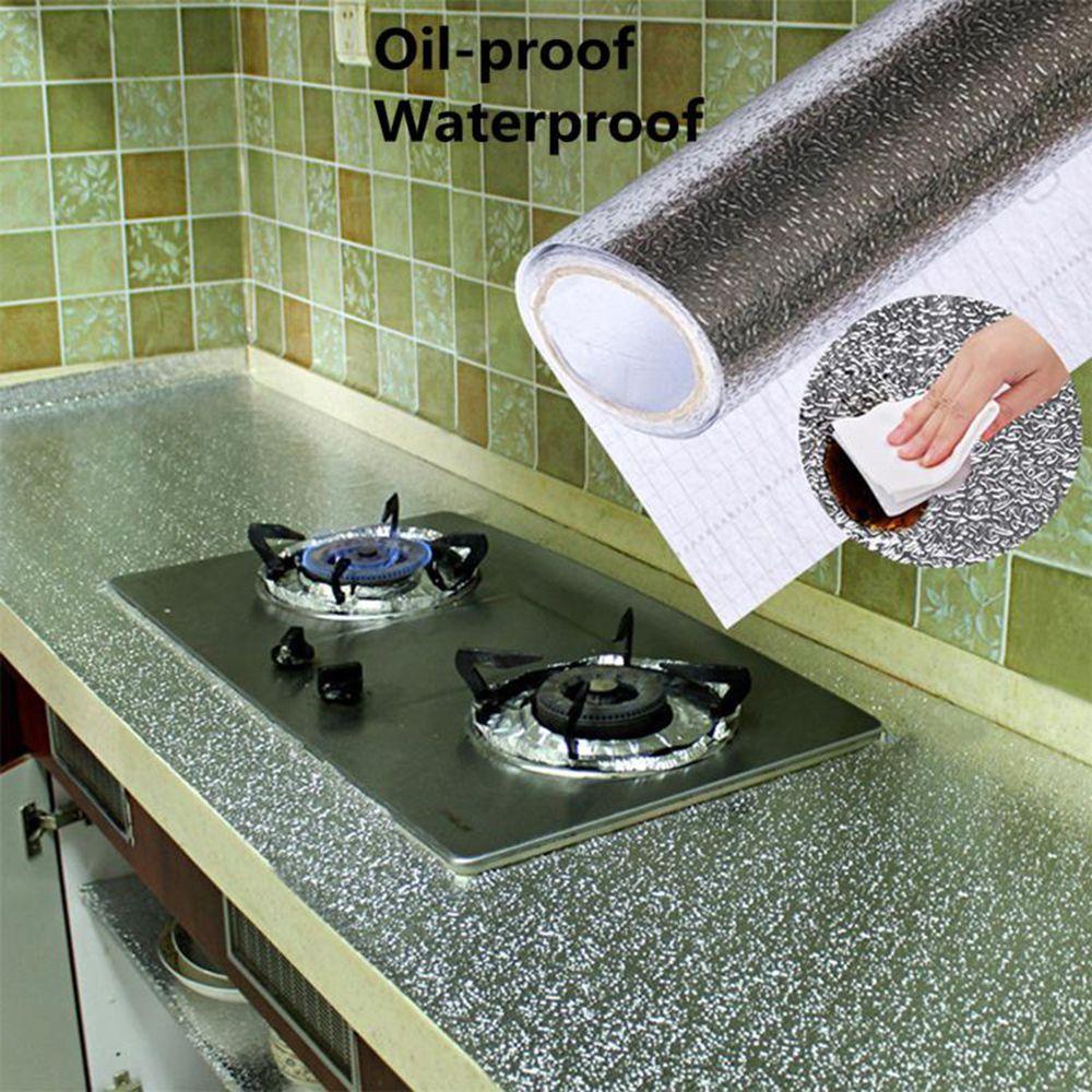 Solighter Aluminium Foil DIY Kompor Dapur Perekat Diri