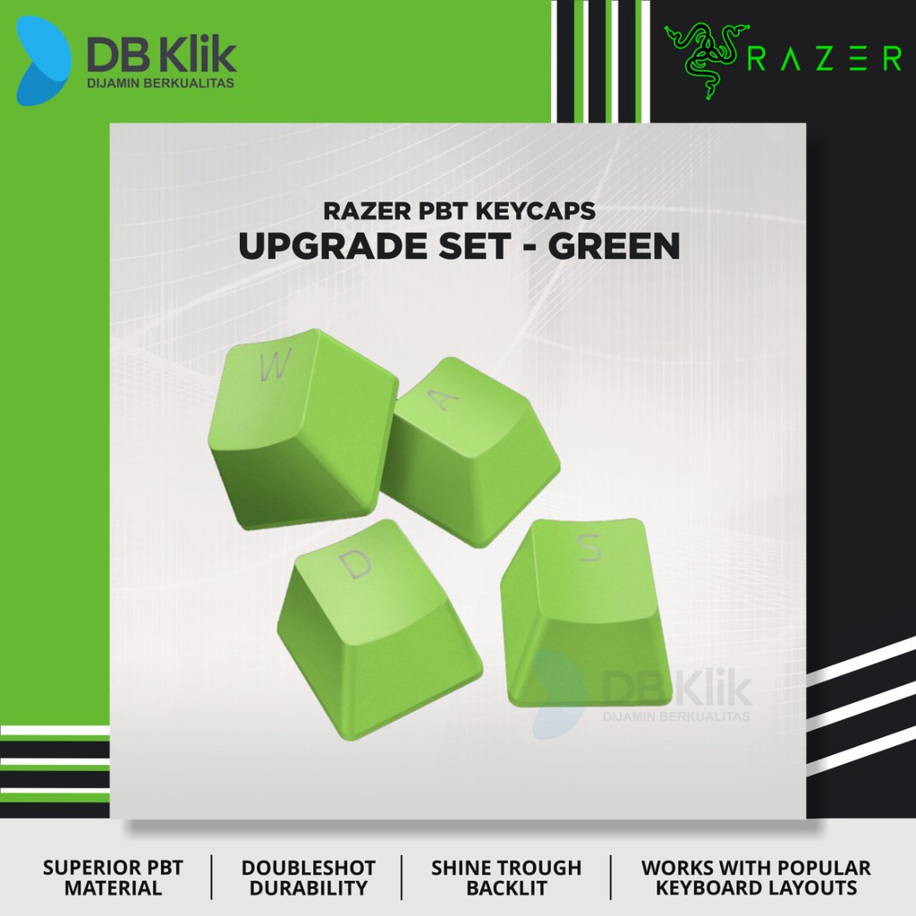 Keycap Keyboard Gaming RAZER PBT Upgrade Set for Mechanical &amp; Optical