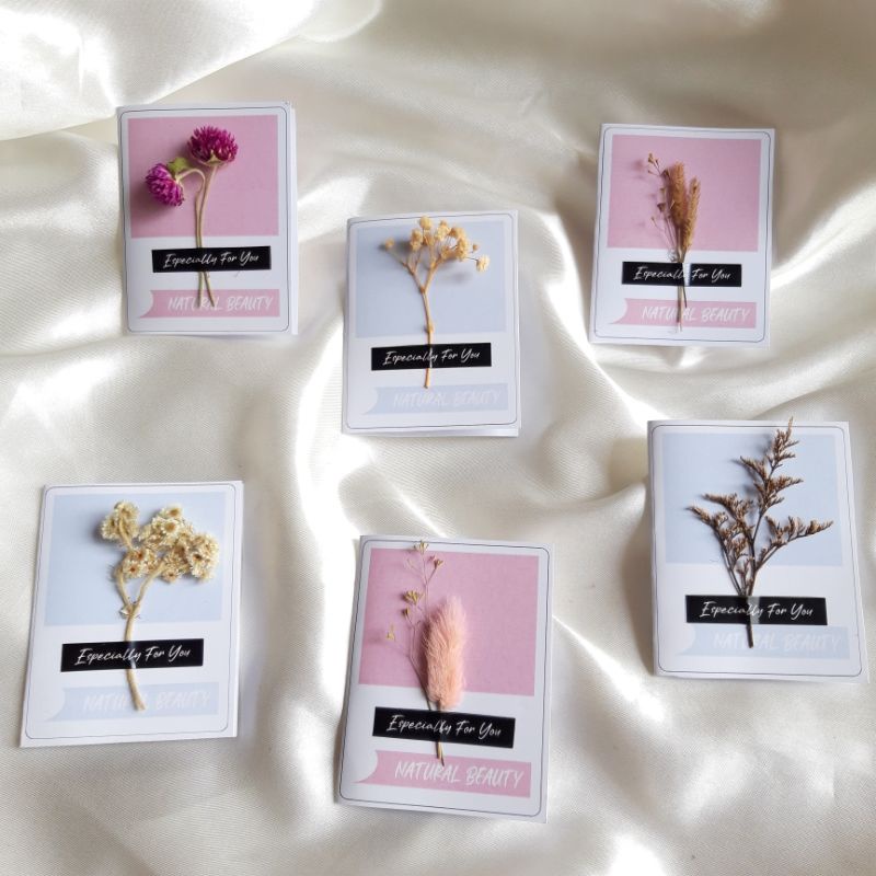 

Gift card dried flower