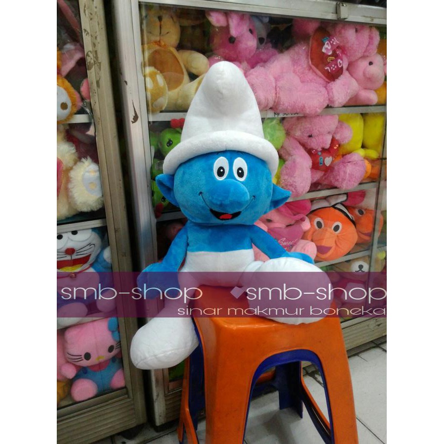 Boneka Smurf Xl / Besar Import