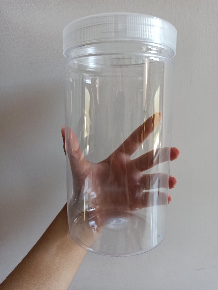 Toples Tabung Pet Bening 1000ml