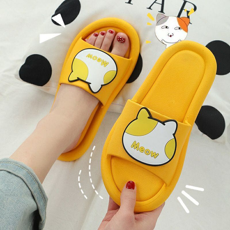 pres kucing sandal wanita sanda  spon cewek murah sandal cat sandal rumah