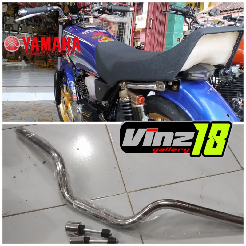 stang balap rx king, stang byangkerok, stang pendek chrom