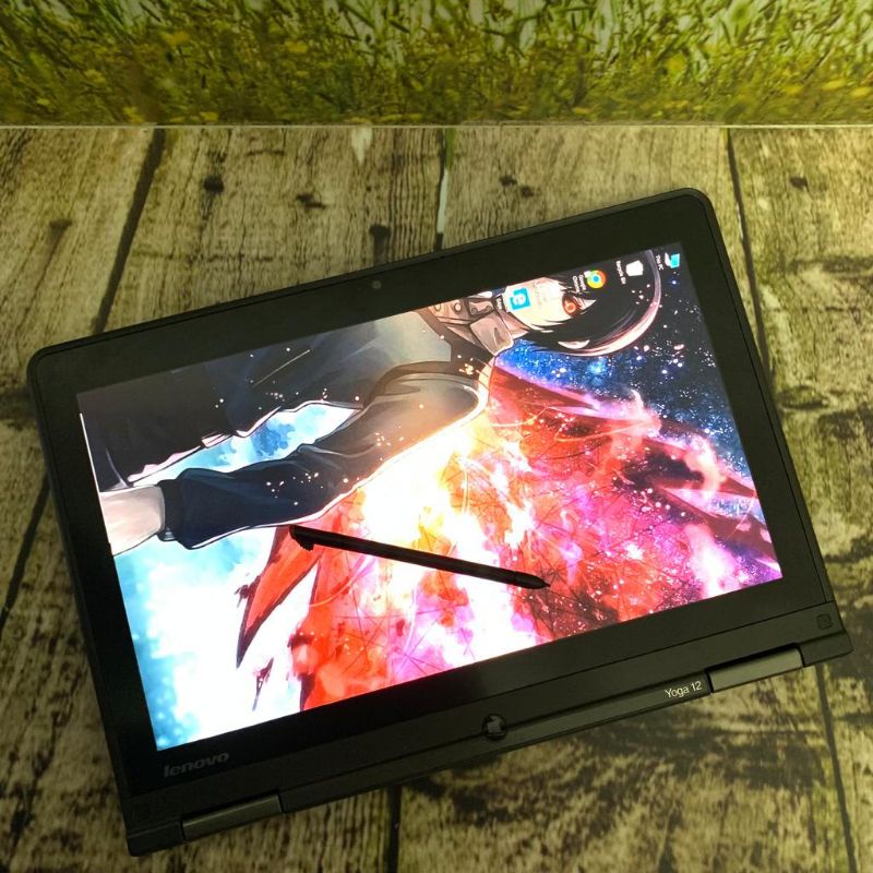Laptop 2 in 1 TOUCHSCREEN Lenovo Thinkpad Yoga 12 Core i5 Gen 5 RAM 4GB Murah Mulus dan Bergaransi