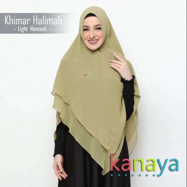 Khimar ceruty Halimah by Kanaya