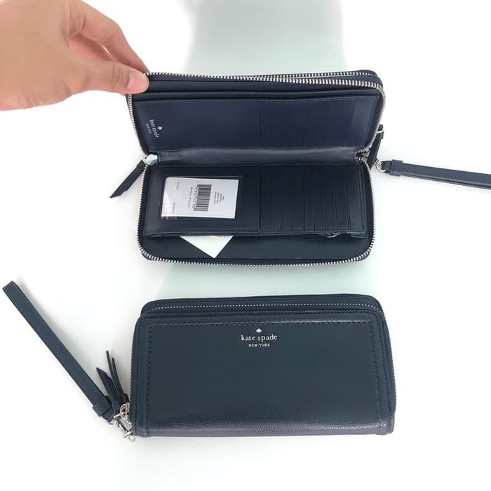 Jual FDC1318 DOMPET KATE SPADE ORIGINAL KS ANITA WALLET NAVY al | Shopee  Indonesia