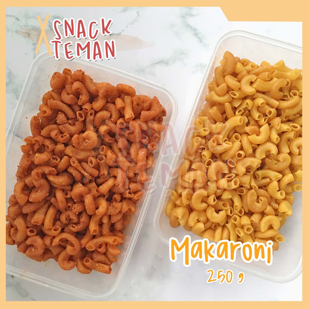 

Makaroni Pipa Renyah Kering Pedas Bandung Cemilan 250g
